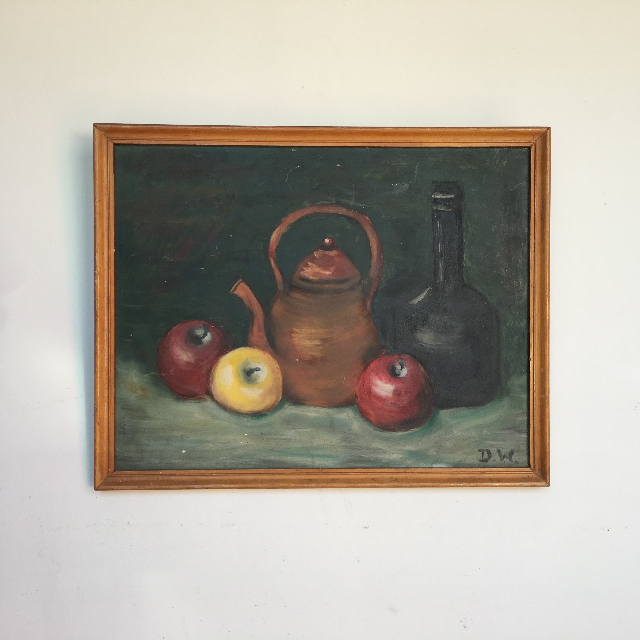 ARTWORK, Still Life (Small) - Apples & Teapot